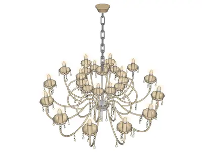 chandelier 13 3D model purchase