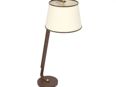 Ralph Lauren Devin Floor Lamp In Saddle Leather 3D model