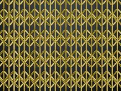 Golden Metal Grill Transparent PBR Seamless Texture buy