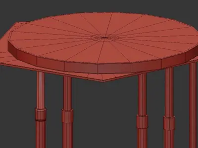 VALENCIA light fixture with circular shape 3D model