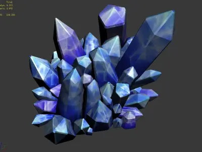 Legacy - Crystal Ore 03 3D model