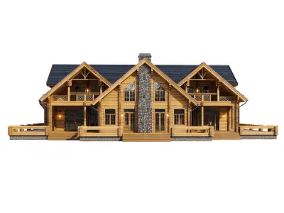 Modern house V103 3D model