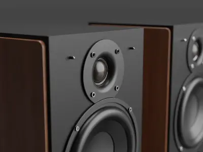 Hi Fi Speaker 3D Model 3D model