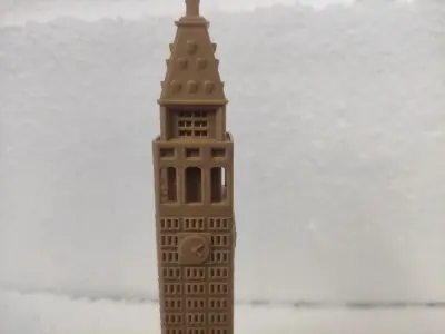 Metropolitan clock Tower 3D print model