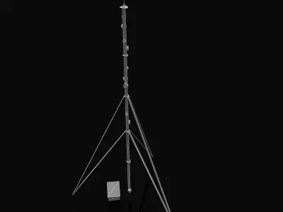 Tower radio 3D model