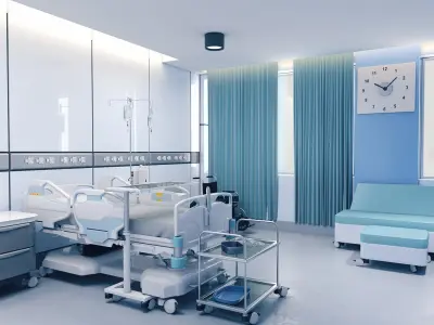  Single Unit Self Care Hospital Room 