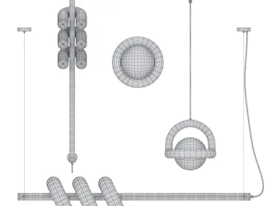 Pendant Ago collection 3D model