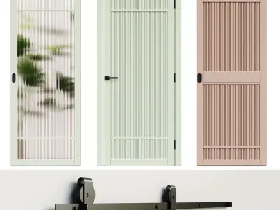 Interior door 008 3D model