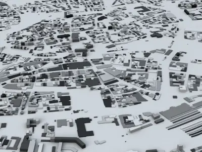 Nuremberg Streets and Buildings 3D model