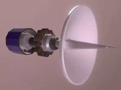 Explorer 2 spacecraft 3D print model