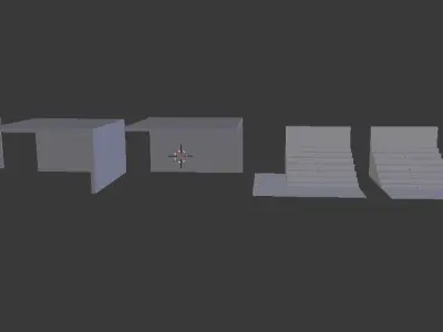 Modular Theater pack Free 3D model