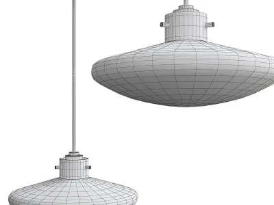 Nemo Style C Pendant Light Low-poly 3D model