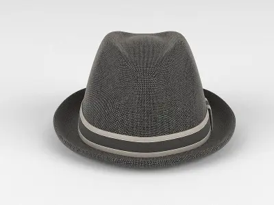 Hat 1 fedora 3D model