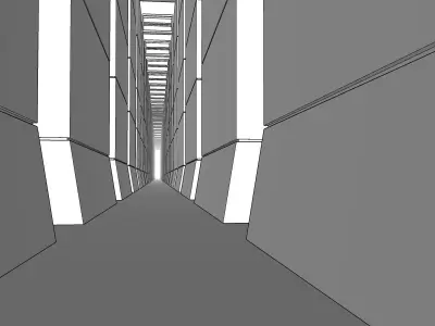  Labyrinth of the megastructure  Laberinto de la megaestructura  3D model