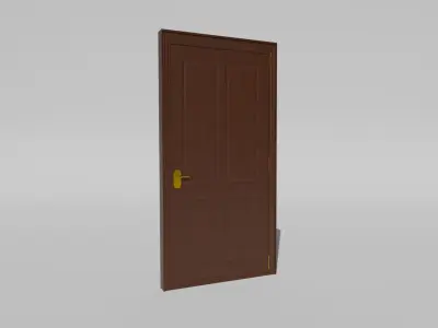 Wooden Door 3D model get
