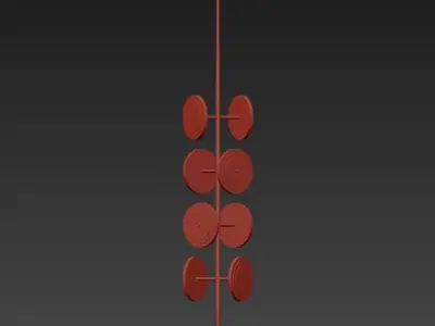 Le Royer Chandelier 3D model