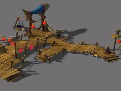 City - Pier 32 3D model