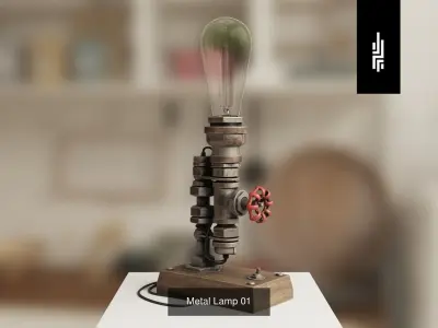 Summer Lamp Collection 3D Model Pack