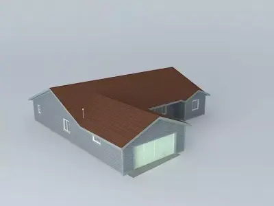 Standard Tract House Free 3D model