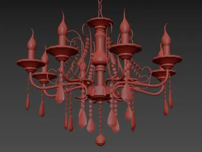 Chandelier Medea E 1 1 8 GM  3D model