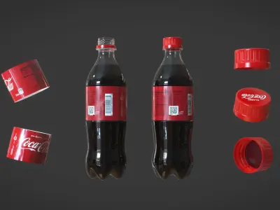 Coca Cola Bottle 3D model