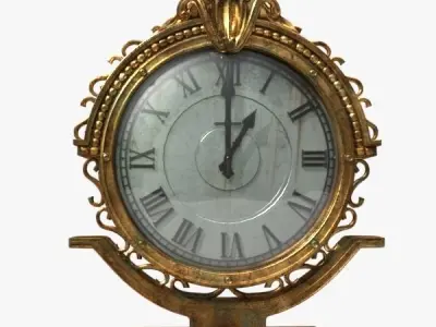 Street Clock 3D model