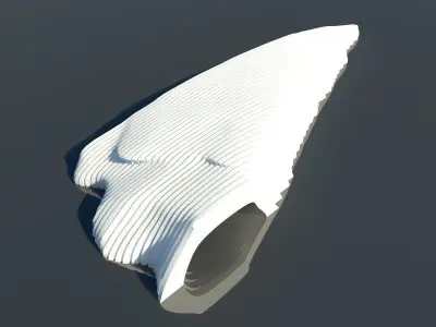 Architectural shape 3D model