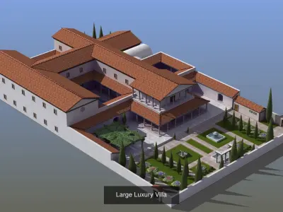 Massive Roman Building Collection 3D Model Pack