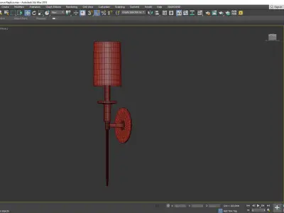 Amherst Sconce Low-poly 3D model