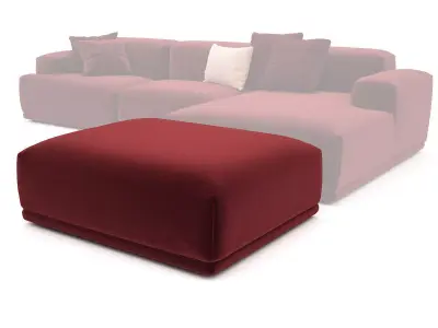 Connect Ottomans 3D model