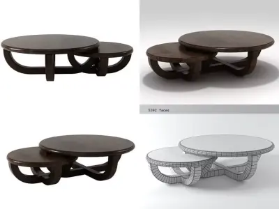 Ebonize Coffee Table 3D model
