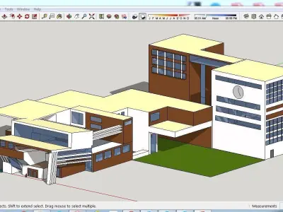 Pack SKP SCHOOL B1-B10 3D model