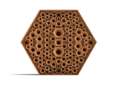 Bee Hotel 3D model
