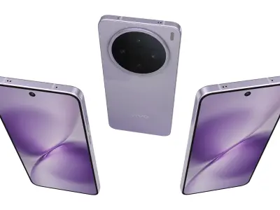 Vivo X200s Light purple 3D model