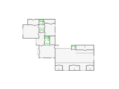  Detailed Interior Sketch - 6501-7000 SF - Xactimate 3D model