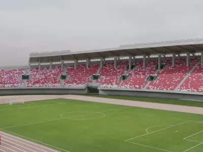 Tianhe Stadium Guangzhou China Low-poly 3D model