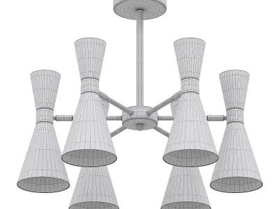 Ceiling chandelier Lumion QUINN 3D model