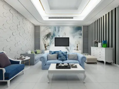 Living Room 3D model