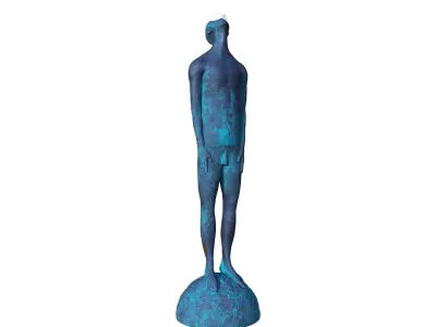 Rain sculpture 3D model