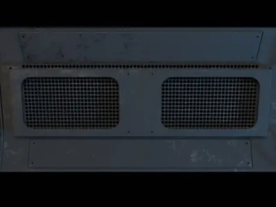 Research control room 3D model