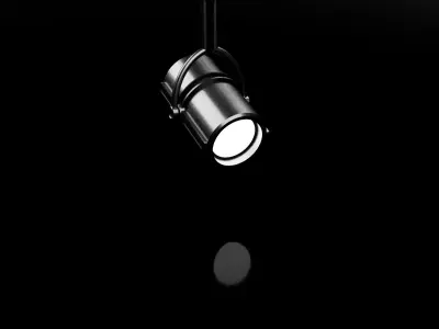 Stage Spot Light Low-poly 3D model