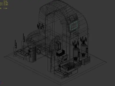 Mechanical Construction - Repair Shop 023 3D model