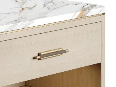 Frato CLICQUOT Bedside Table Low-poly 3D model