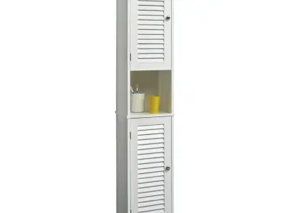 Jasper Tall Bathroom Cabinet 3D model