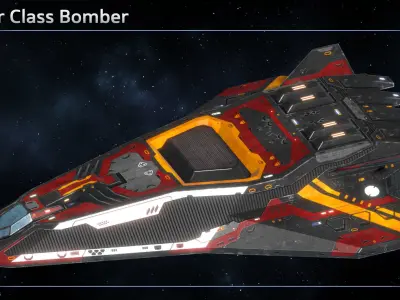 Spaceship Fighter Collection III 3D Model Pack