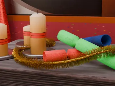 Christmas Scene 3D model