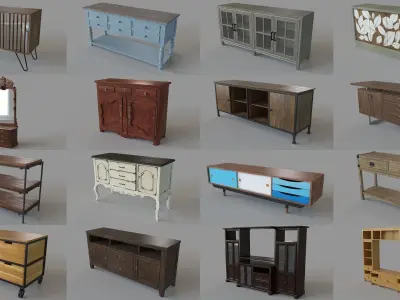 Home Furniture Collection 3D Model Pack