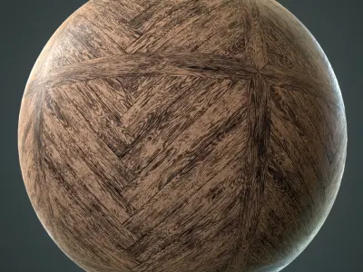 Rustic Wood Material - Substance Designer Texture