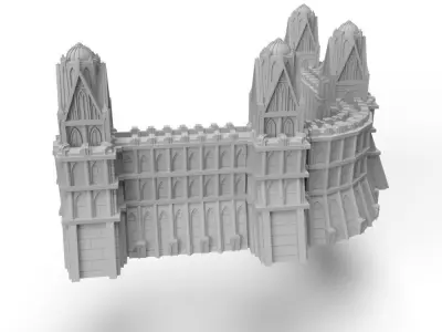 PDF Walls of Mytilene - Base Set by GrimDark Terrain Free 3D print model