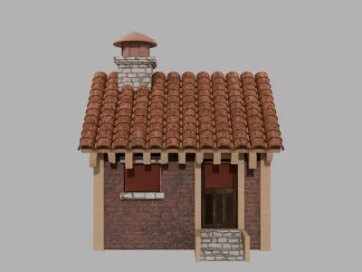 Country House - 3D Turnaround and Renders 3D model